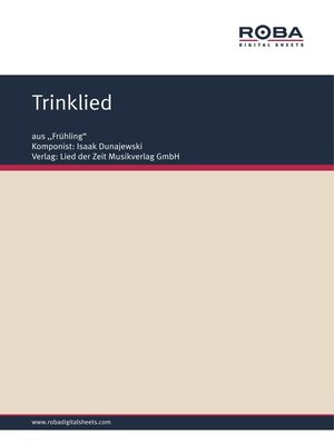 cover image of Trinklied